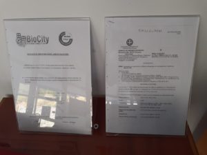 ΛΕΙΤΟΥΡΓΙΑ ΤΟΥ ΚΕΝΤΡΟΥ ΜΕ ΤΑ ΠΡΩΤΟΚΟΛΛΑ ΑΣΦΑΛΕΙΑΣ ΚΑΤΑ ΤΗΣ ΔΙΑΔΟΣΗΣ ΤΟΥ ΙOY COVID-19 βεβαιώσεις απολύμανσης